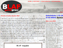 Tablet Screenshot of blaf.cz